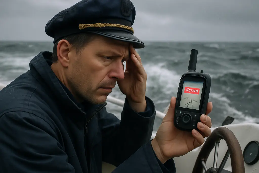 GPS disruptions preparation with paper chart, compass, and boat instruments at a helm