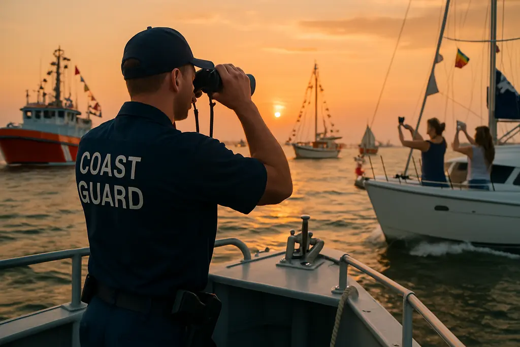 Navigational Alerts display near a helm on San Francisco Bay